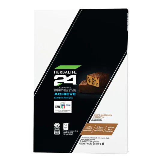 Barrette Proteiche H24 Achieve (1 Conf. da 6 Barrette)