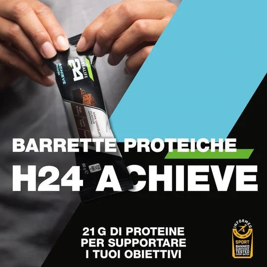 Barrette Proteiche H24 Achieve (1 Conf. da 6 Barrette)